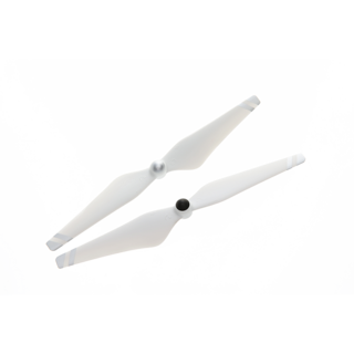 9450 Self-tightening Propellers (Composite Hub, White with Silver Stripes)