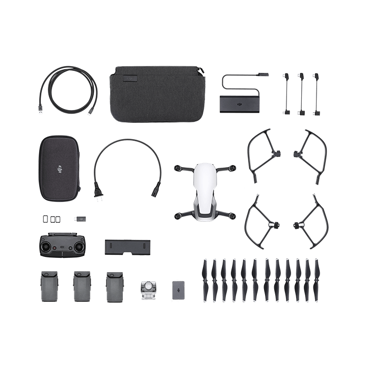 dji mavic air fly more combo arctic white